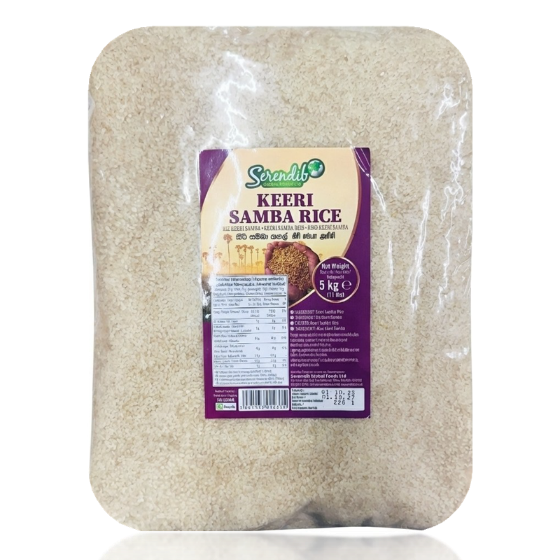 Serendib White Keeri Samba Rice - 5Kg