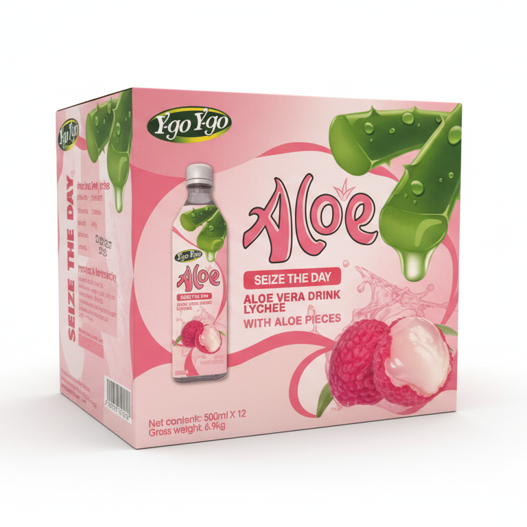 Ygo Ygo Aloe Vera with Lychee Flavour 500ml