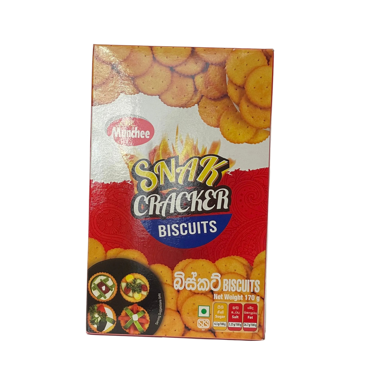 Munchee Snack Cracker Box 170g