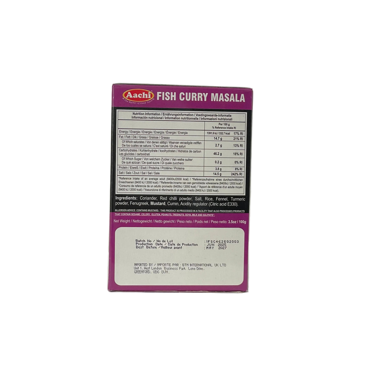 Aachi Fish Curry Masala 100g