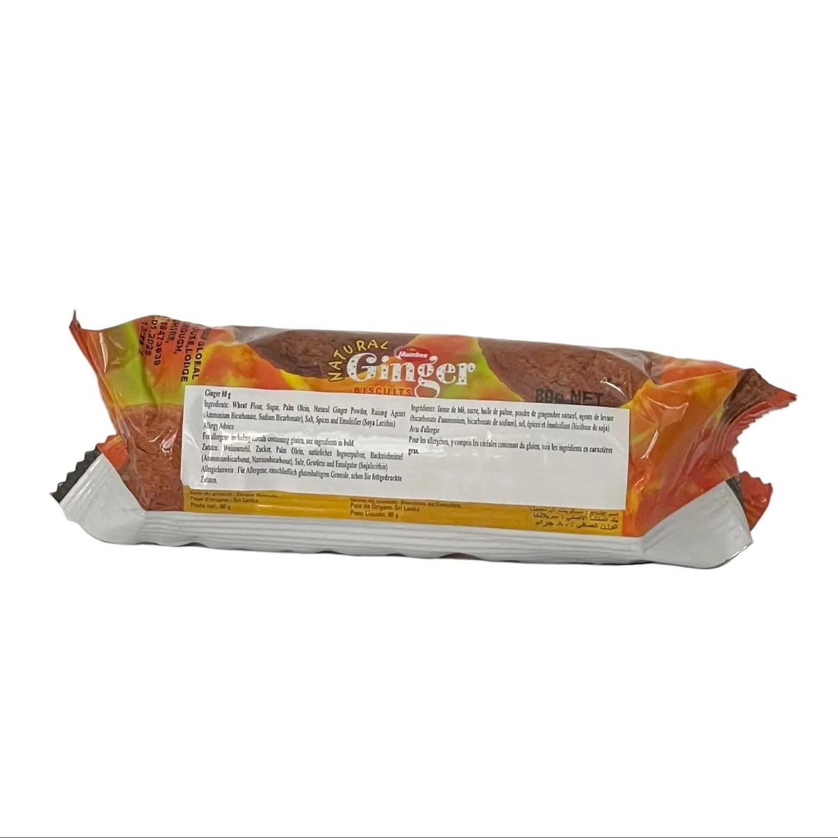 Munchee Ginger Biscuits 80g