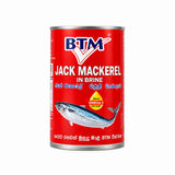 BTM Jack Mackerel in Brine 425g