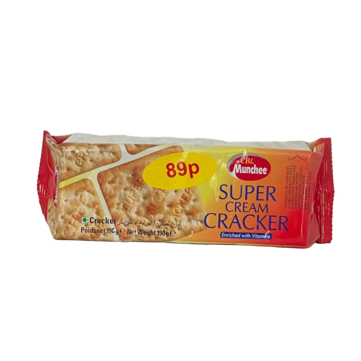 Munchee Super Cream Cracker 190g