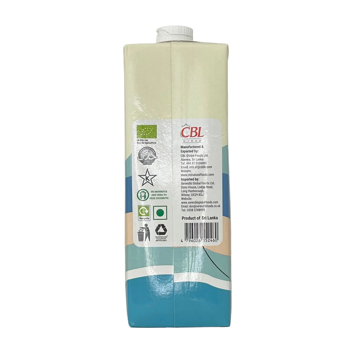 CecilBio Organic Coconut Water 1L