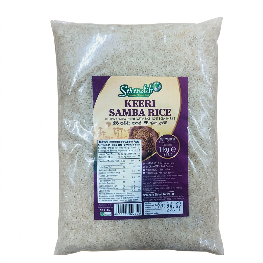 Serendib White Keeri Samba Rice - 1Kg